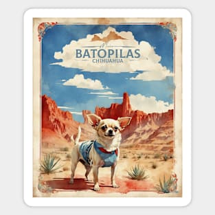 Batopilas Chihuahua Mexico Vintage Tourism Travel Magnet